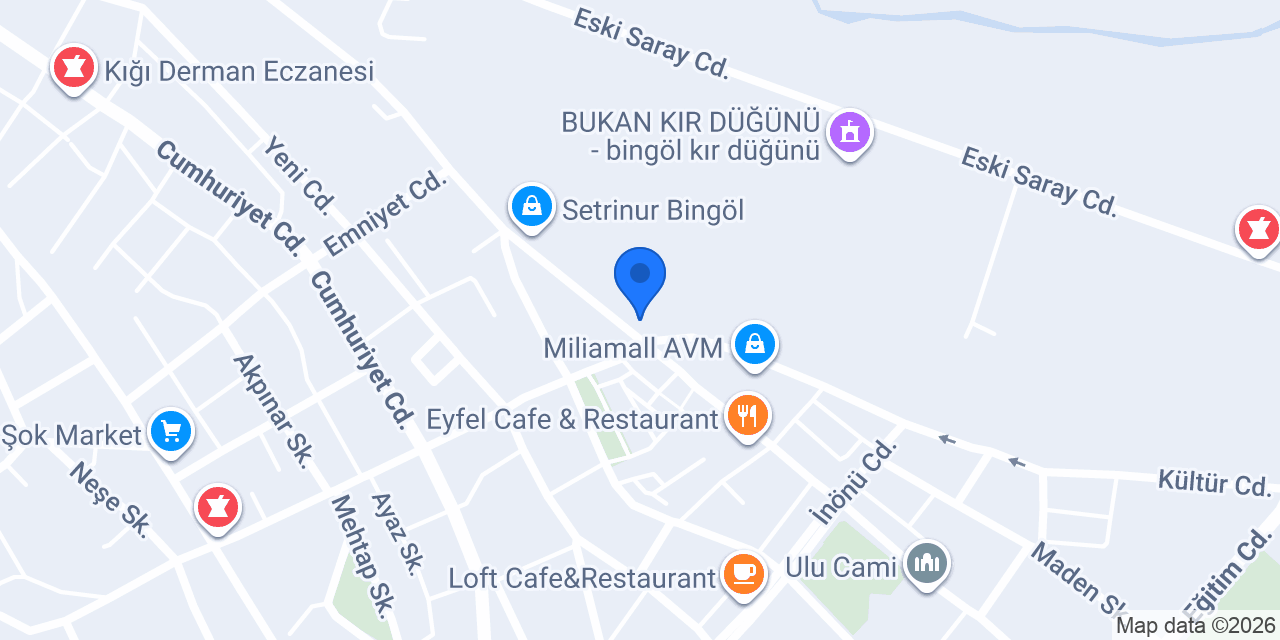 AZAD OTO KİRALAMA konumu