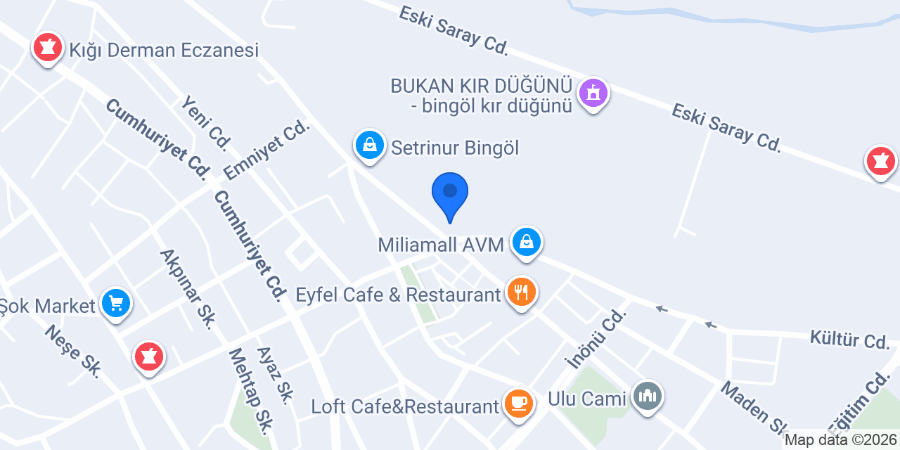 Hamidoğlu Emlak | Bingöl konumu