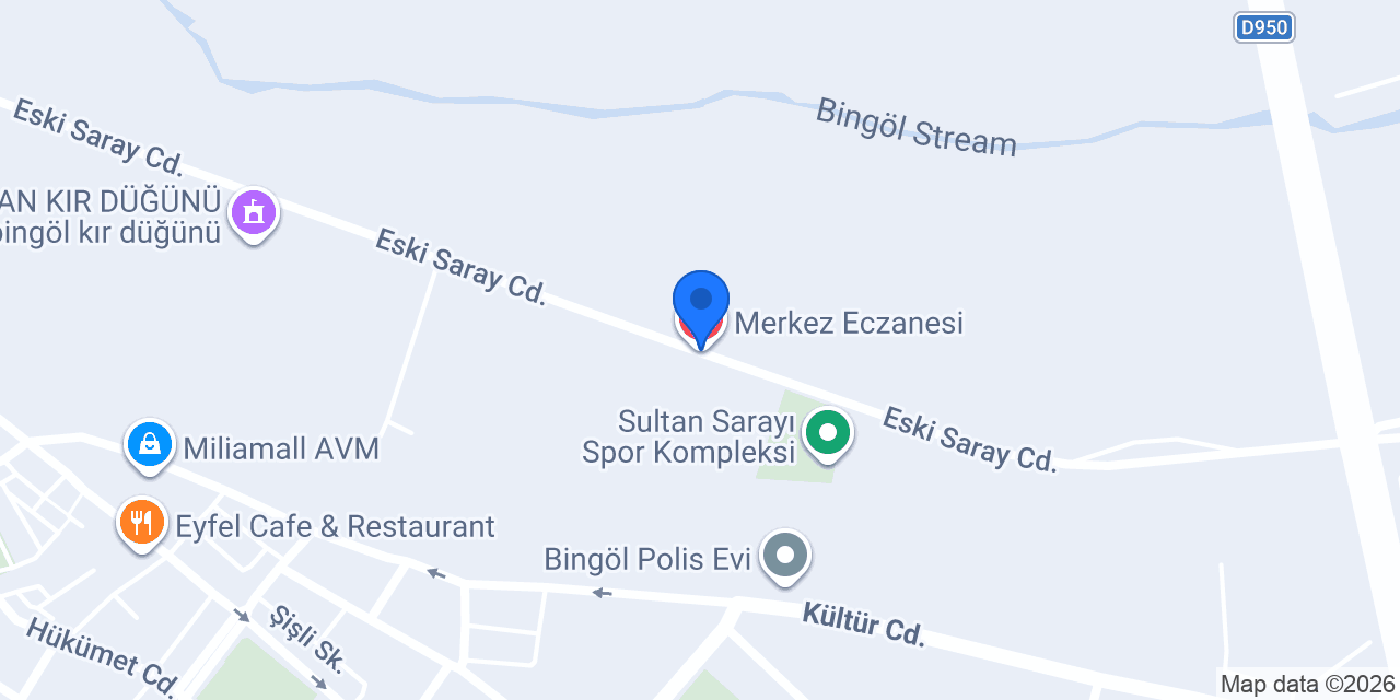 Merkez Eczanesi konumu