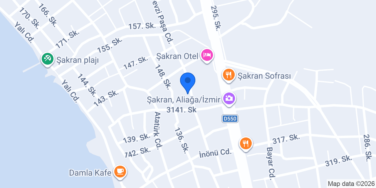 Deep night Bayan kuaförü konumu