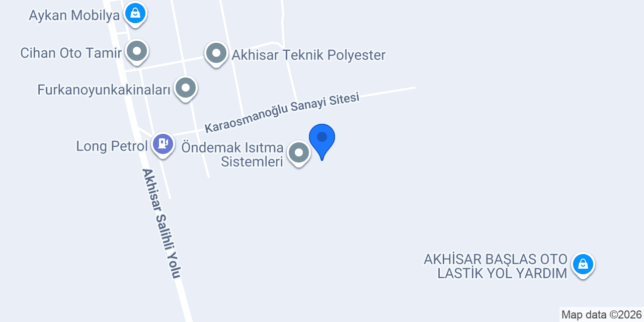 Özcan Soğutma Akhisar konumu