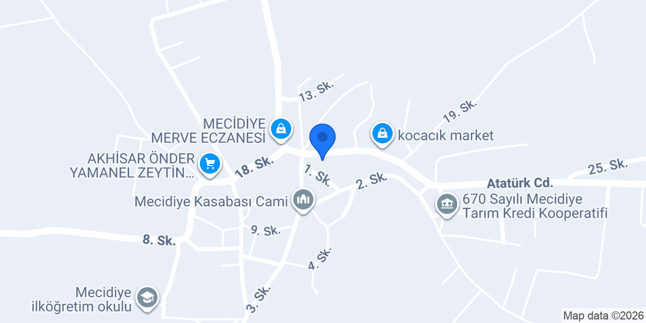 Yıkmaz Zeytincilik konumu
