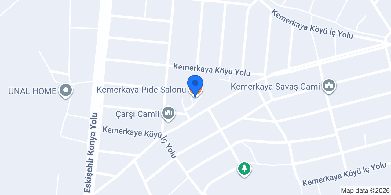 Kemerkaya Pide Salonu konumu