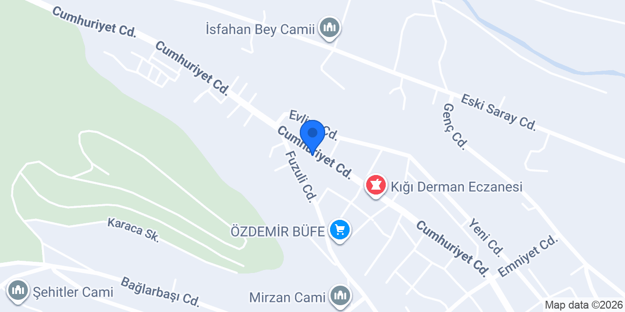 Bingöl doğutek kombi servisi konumu