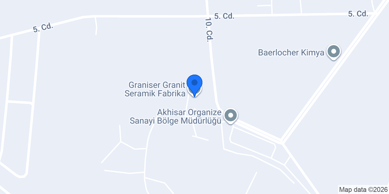 Graniser Granit Seramik Fabrika konumu