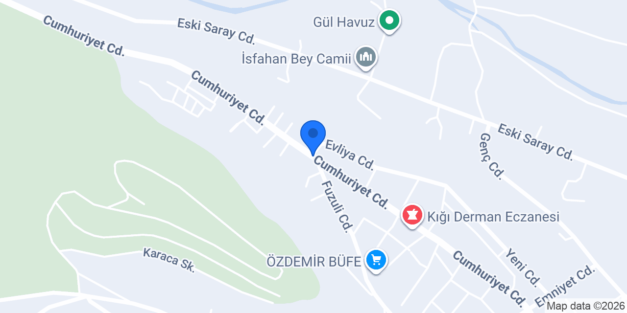 İnönü İlköğretim Okulu konumu