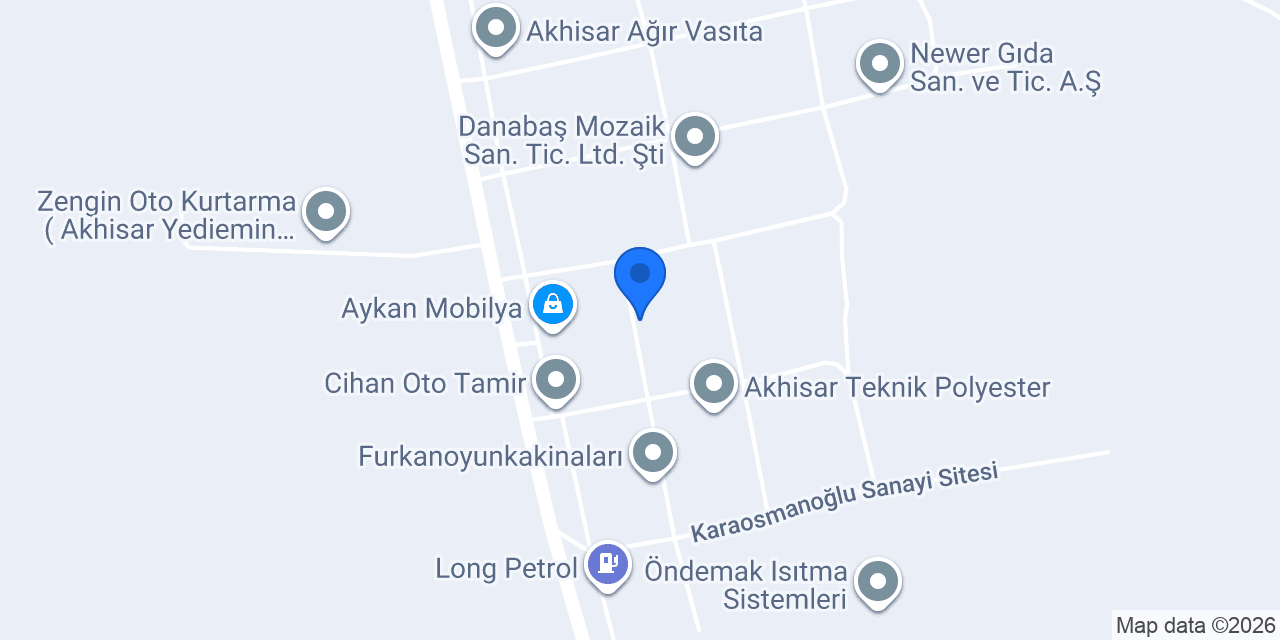 Kocadağ Paslanmaz konumu
