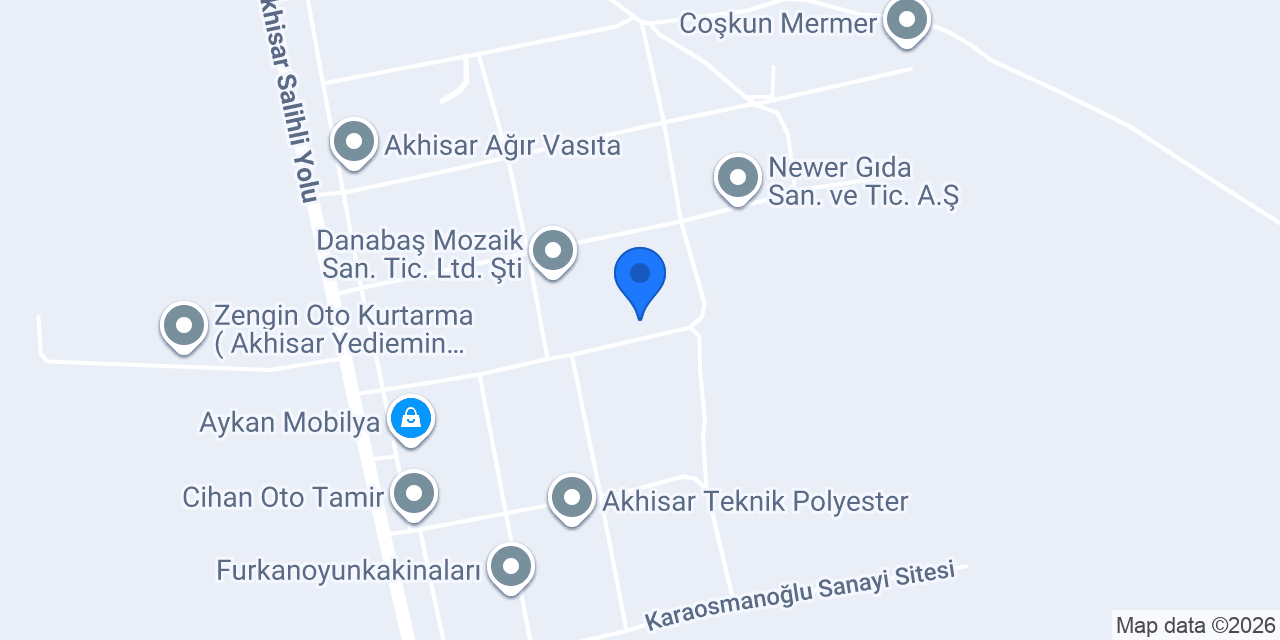 Saygı Granit Mermer AKHİSAR konumu