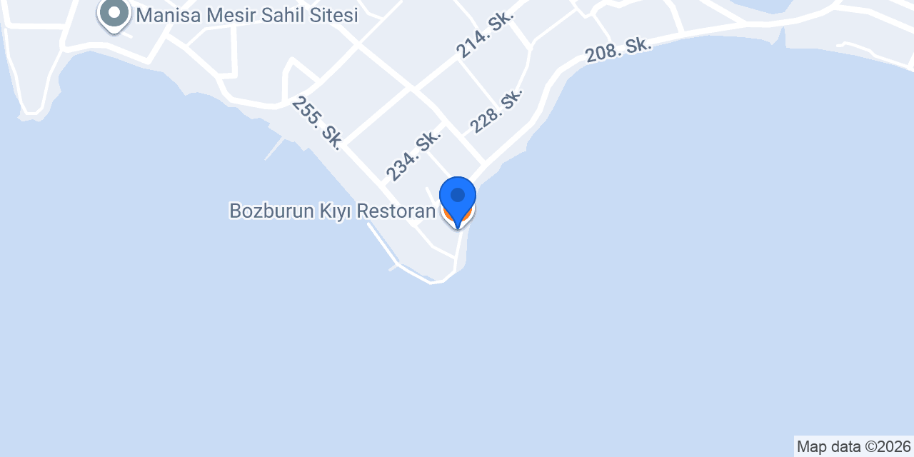 Bozburun Kıyı Restoran konumu