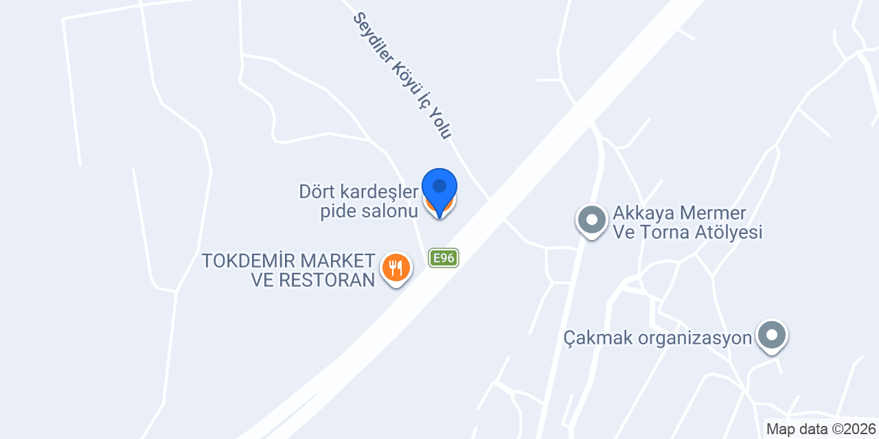 Dört kardeşler pide salonu konumu