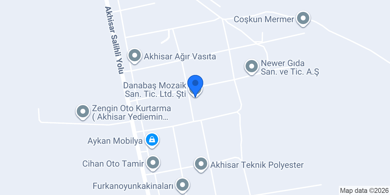 Danabaş Mozaik San. Tic. Ltd. Şti. konumu