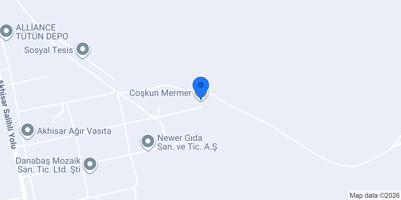 Coşkun Mermer konumu