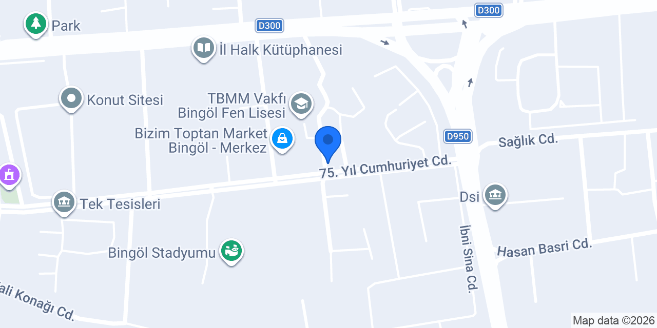 Gençlik Merkezi konumu