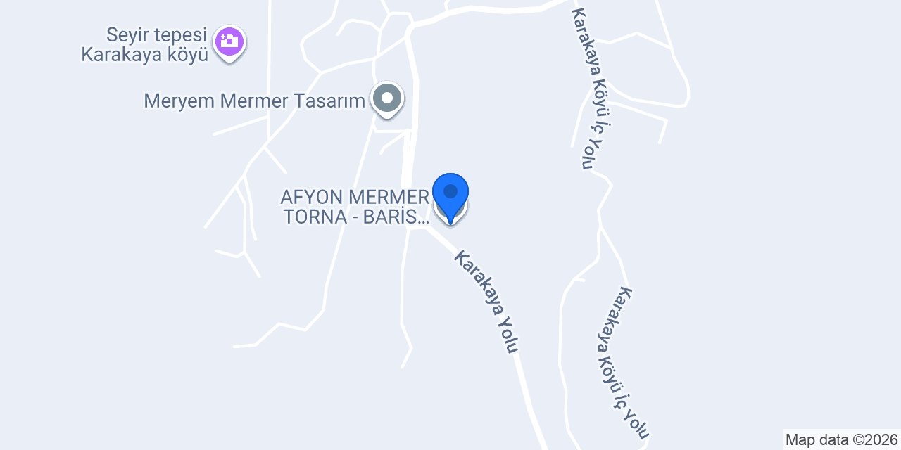 AFYON MERMER TORNA - BARİS MERMER TORNA ATOLYESI konumu