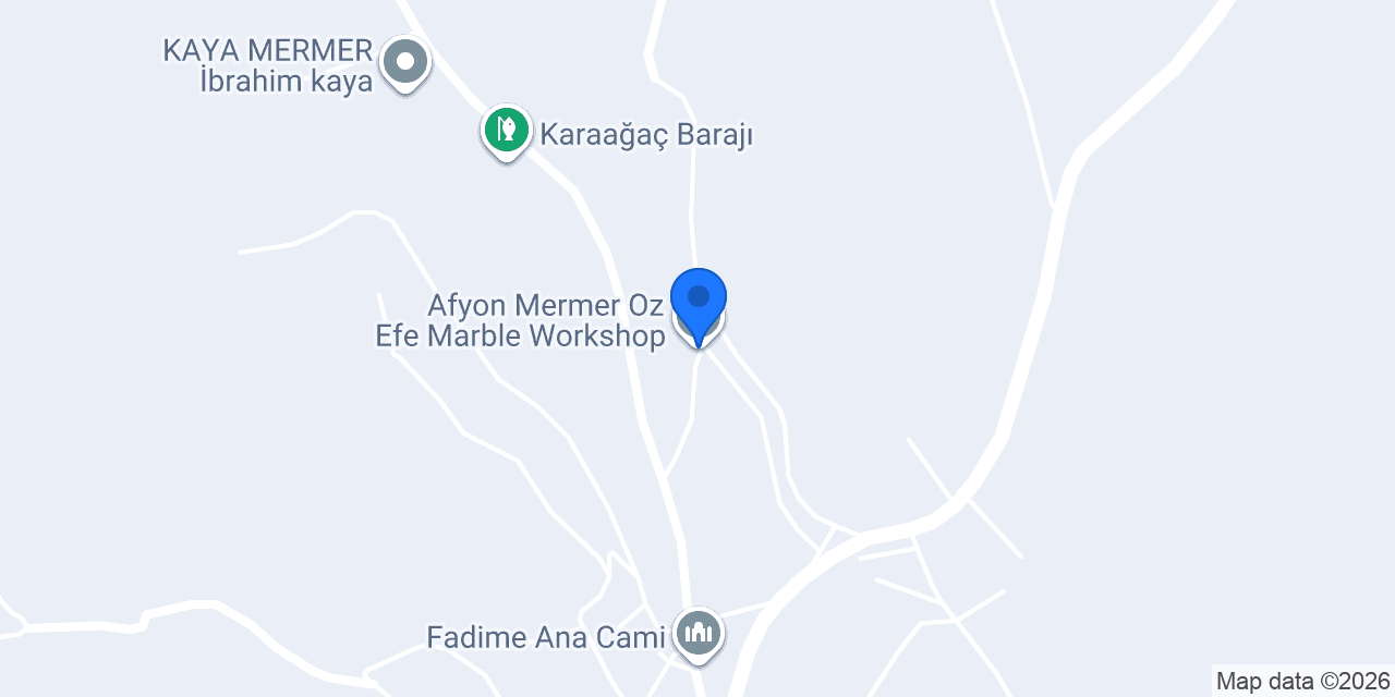 Afyon Mermer Oz Efe Marble Workshop konumu