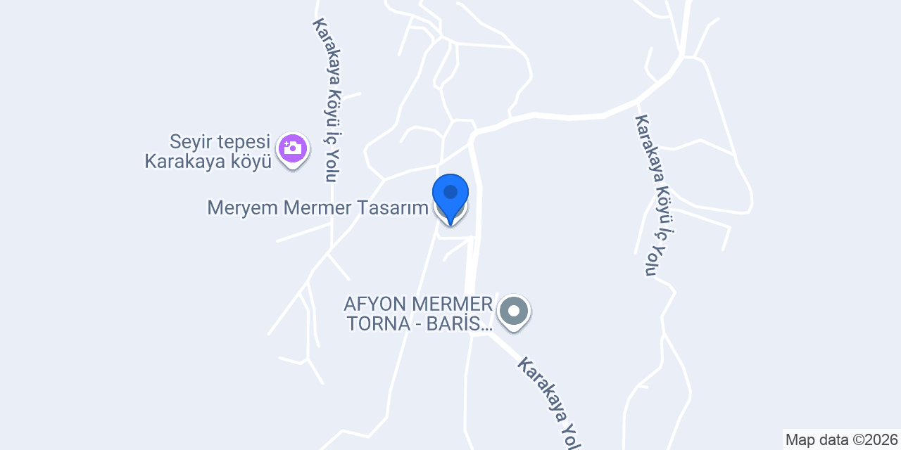 Meryem Mermer Tasarım konumu