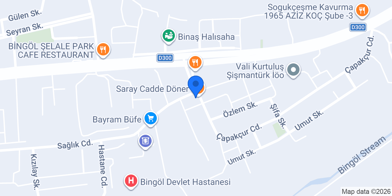 Özlem Optik konumu