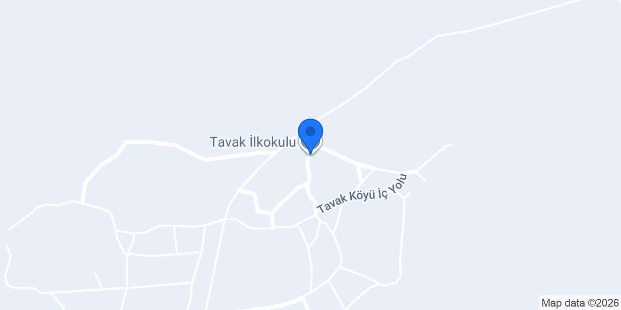 Tavak İlkokulu konumu