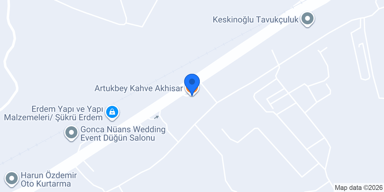 Artukbey Kahve Akhisar konumu