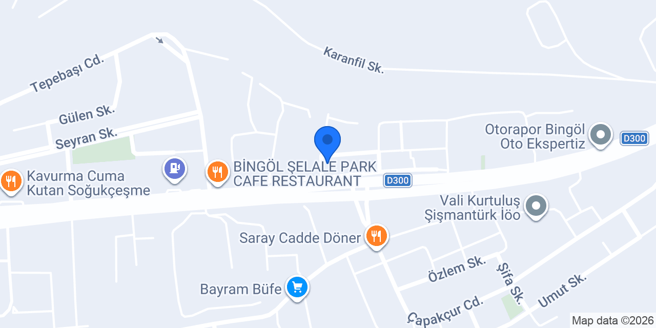 Binaş Halısaha konumu