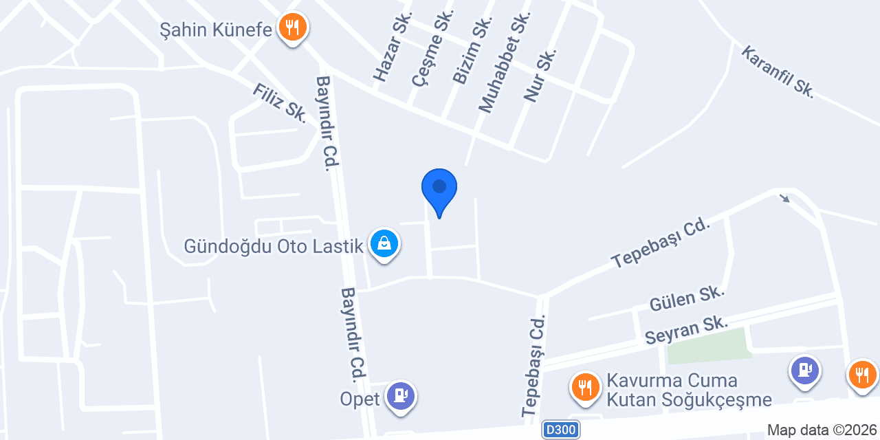 Öz Akpınar Ekmek Fabrikası konumu