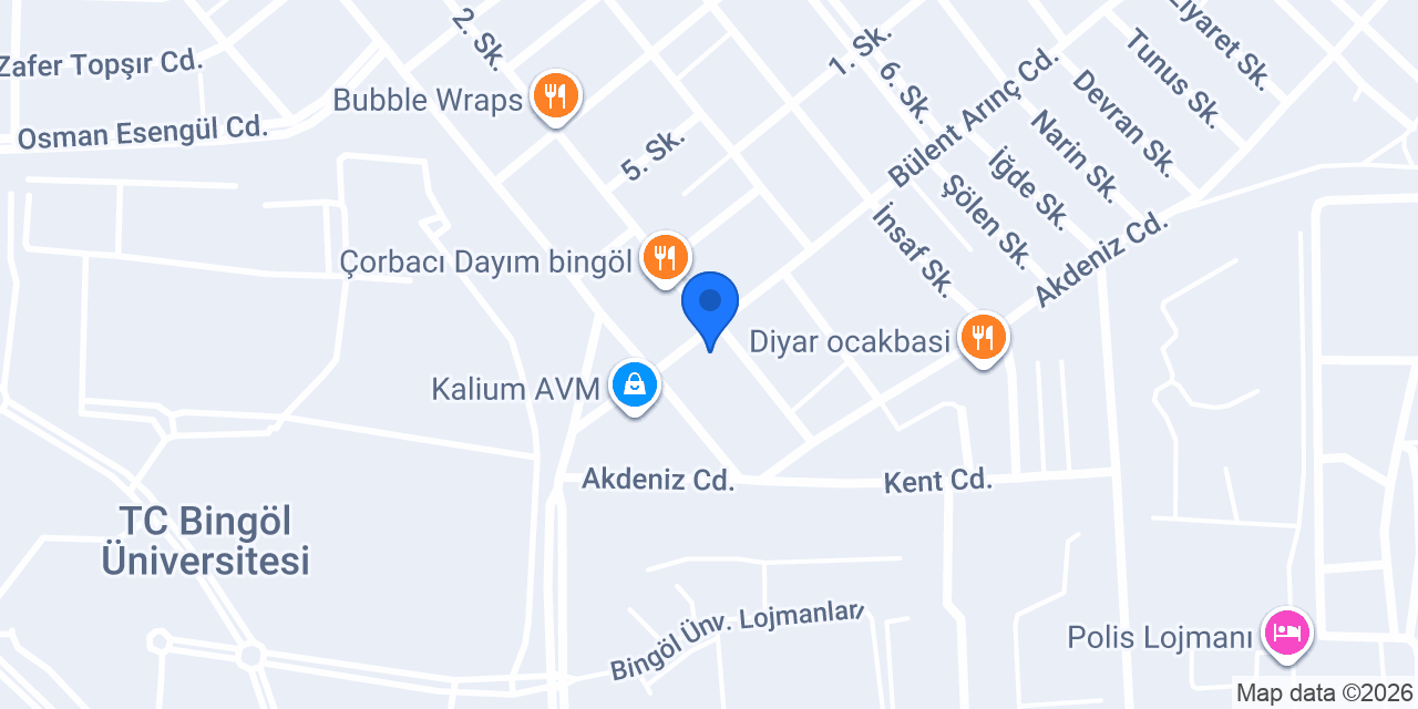 Komagene Çiğköfte konumu