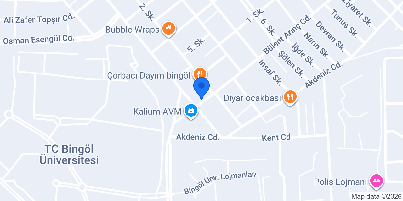 Işık Kuaför / Bingöl konumu