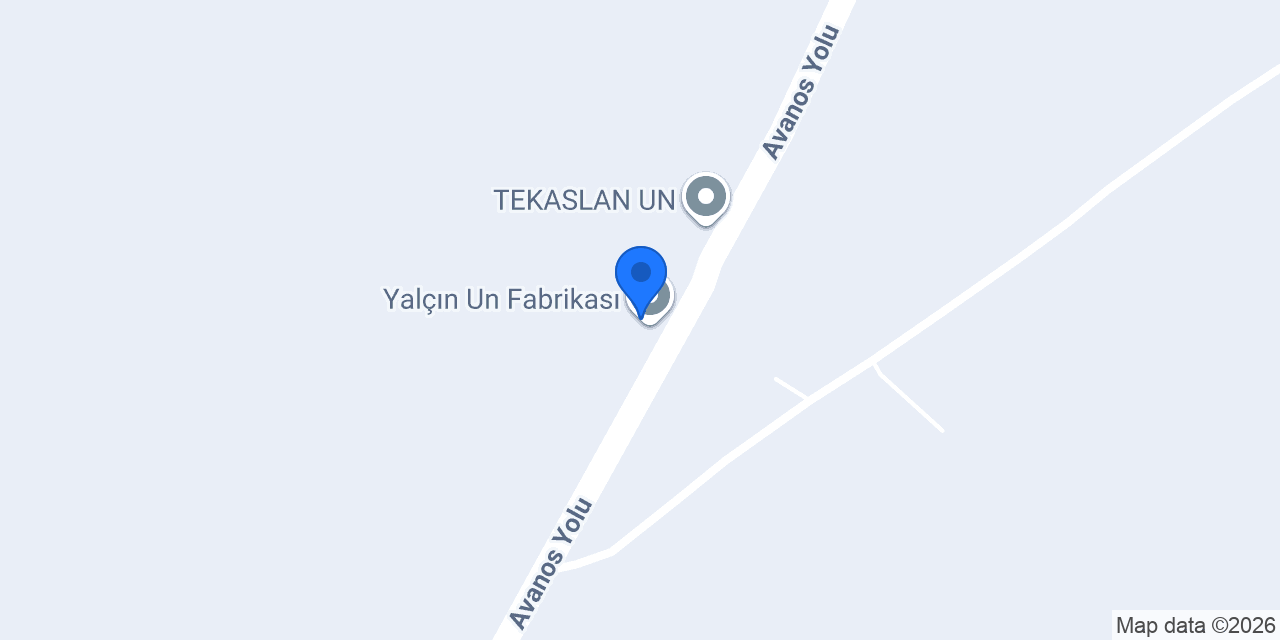 Yalçın Un Fabrikası konumu