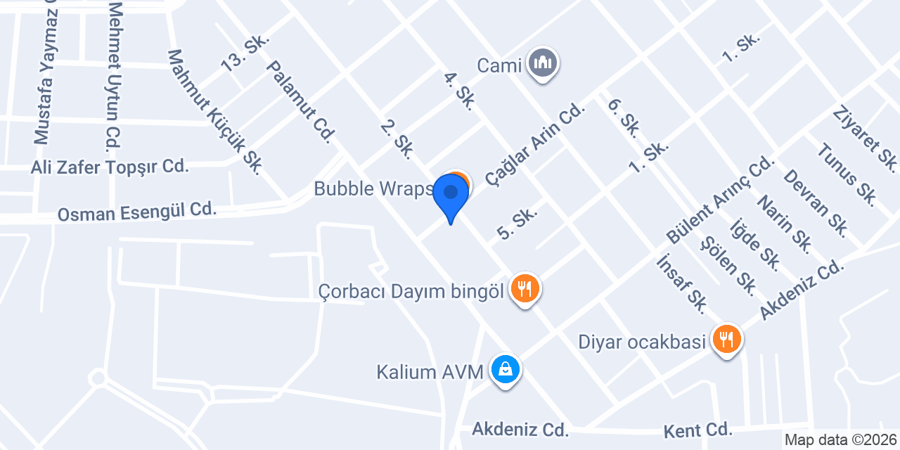 Queen Çikolata Kahve Bingöl konumu