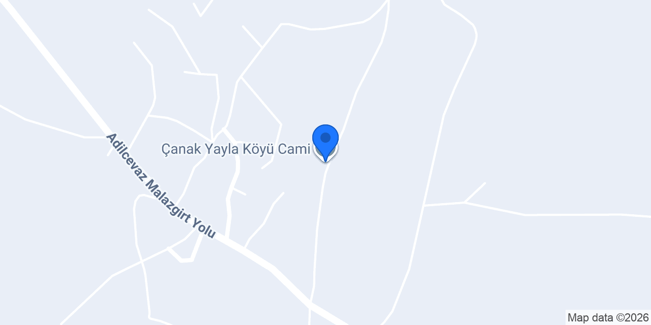 Çanakyayla Köyü Muhtarlığı konumu