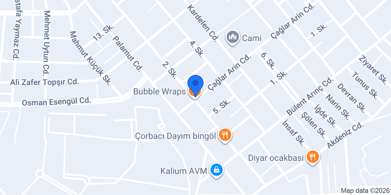 Mixi Mutfak Bingöl konumu