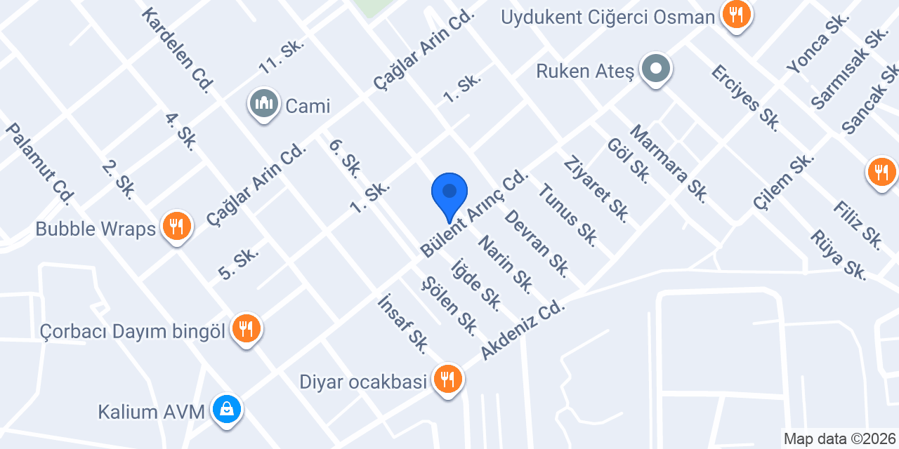 Bitat Döner Köfte konumu