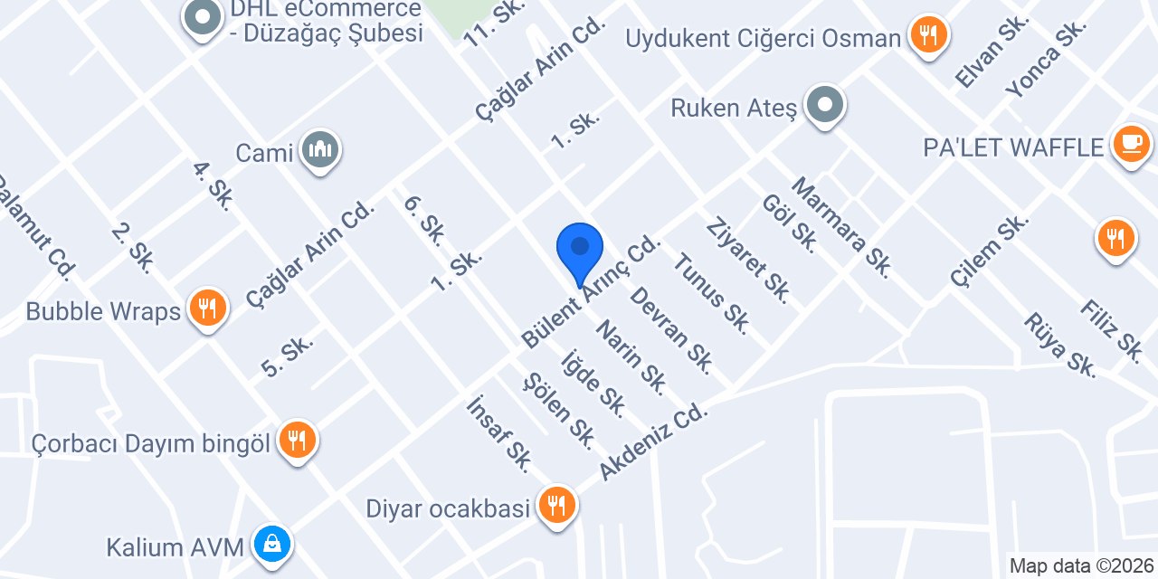 Dervişoğlu Züccaciye konumu