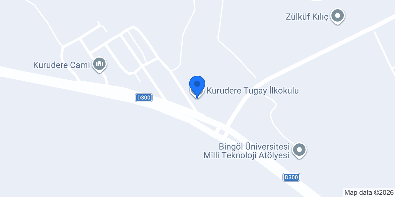 Kurudere Tugay İlkokulu konumu