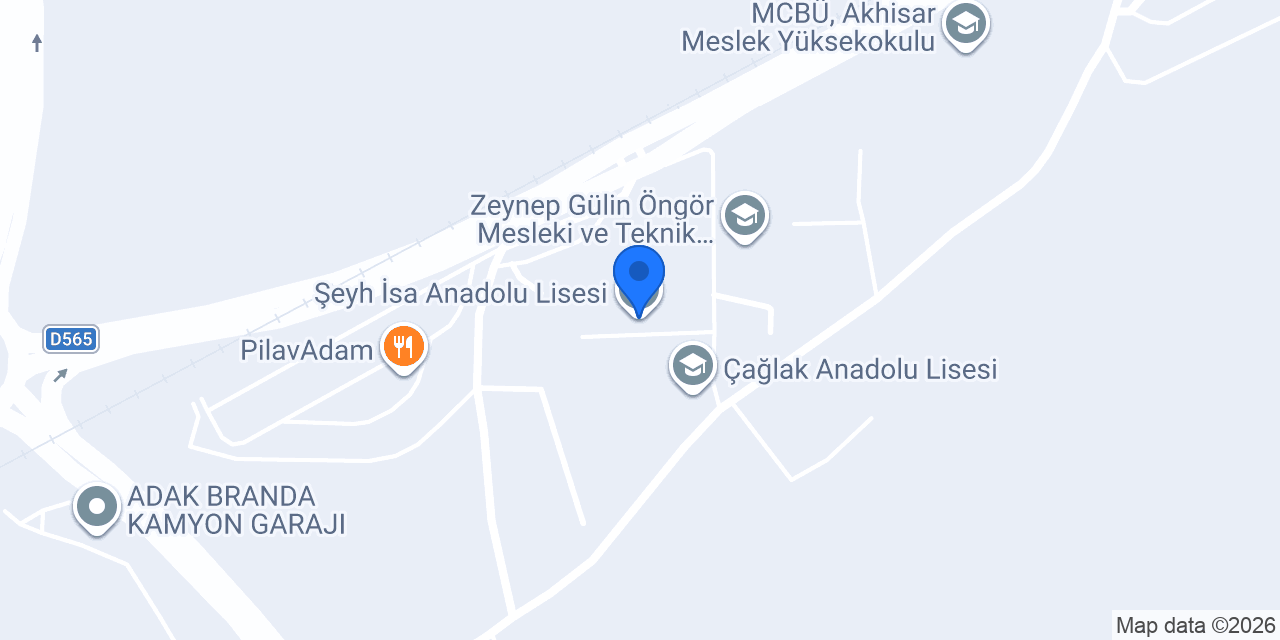 Şeyh İsa Anadolu Lisesi konumu