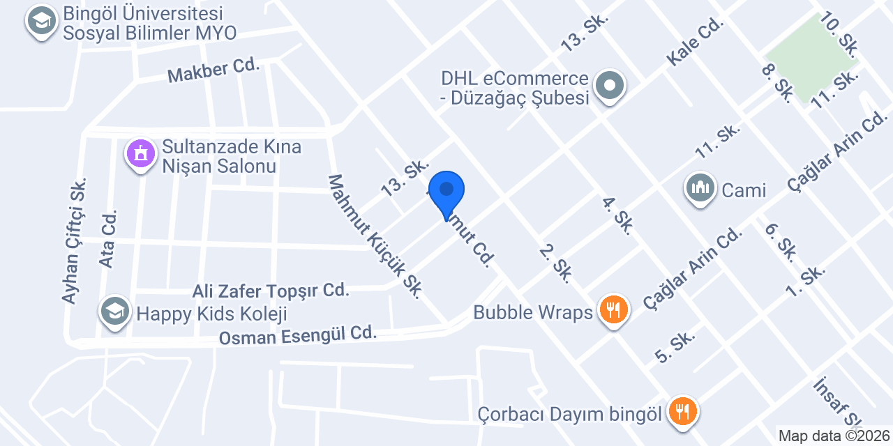 Bingöl Ocakbaşı konumu