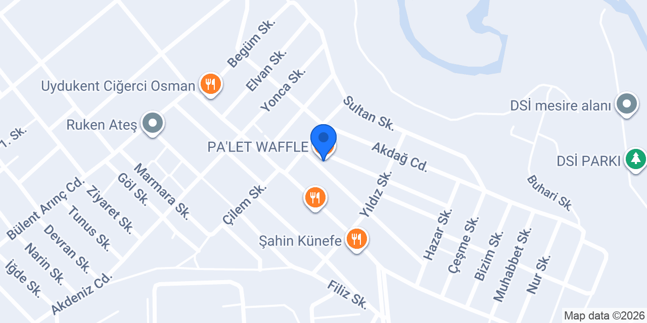 PA'LET WAFFLE konumu