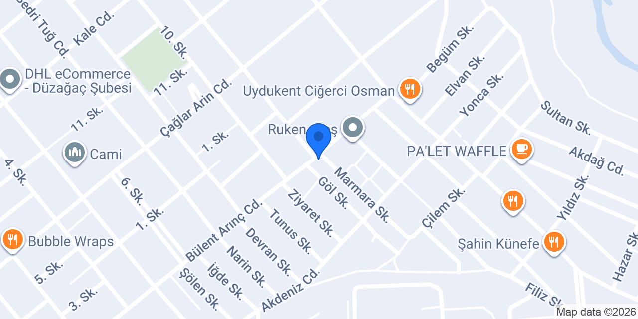 Akbana Ticaret konumu
