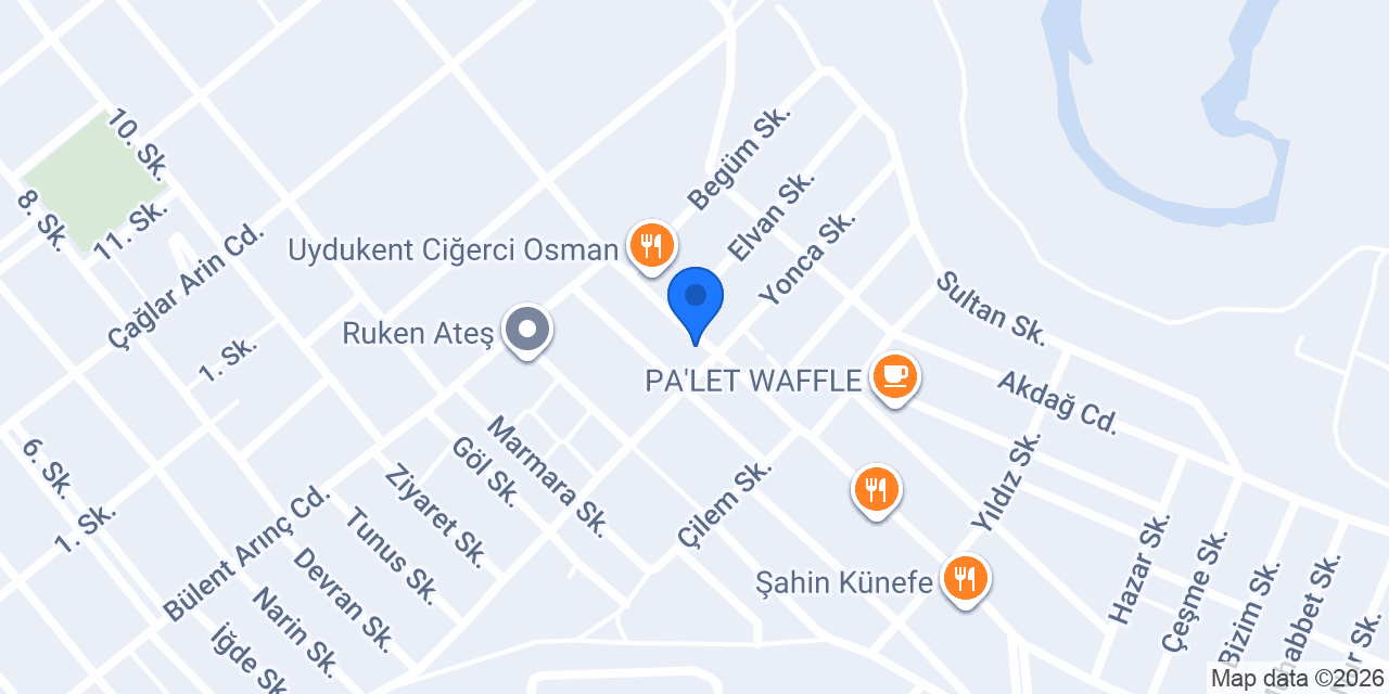 Eminevim Bingöl Şube konumu