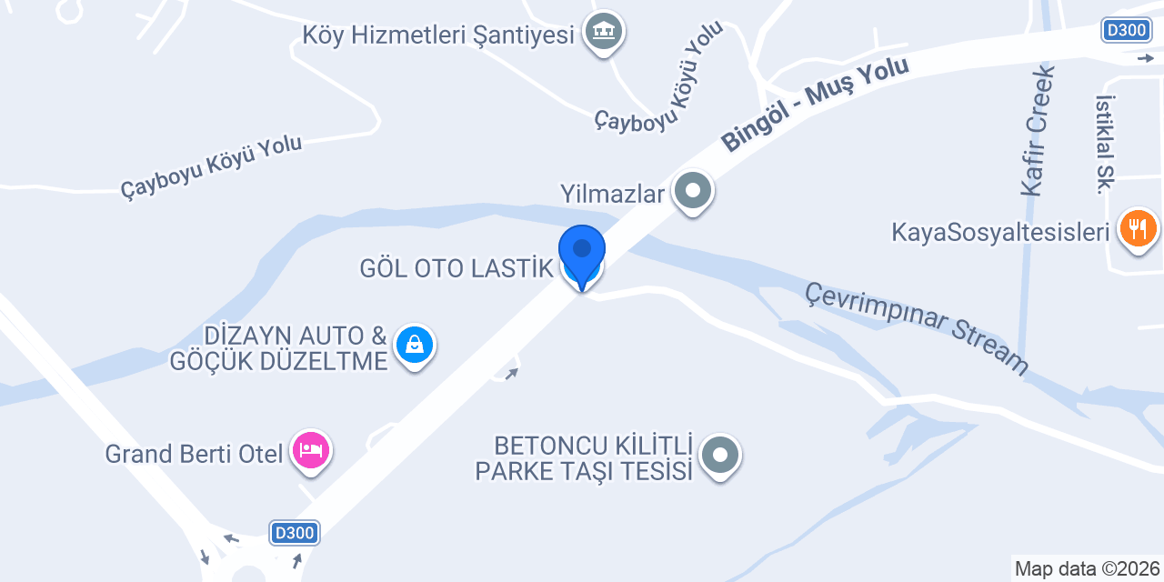 GÖL OTO LASTİK konumu