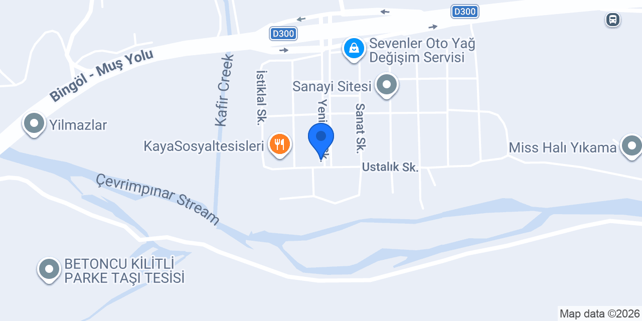 ÇAMSAN PARKELAM konumu