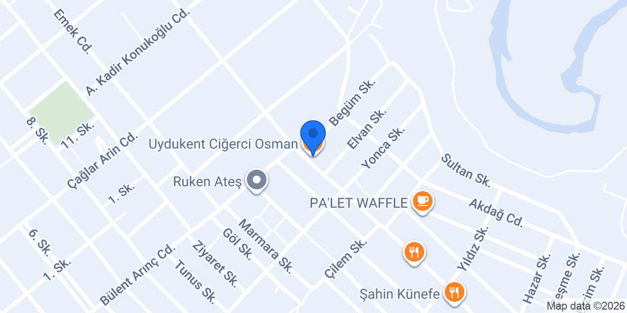 Uydukent Ciğerci Osman konumu