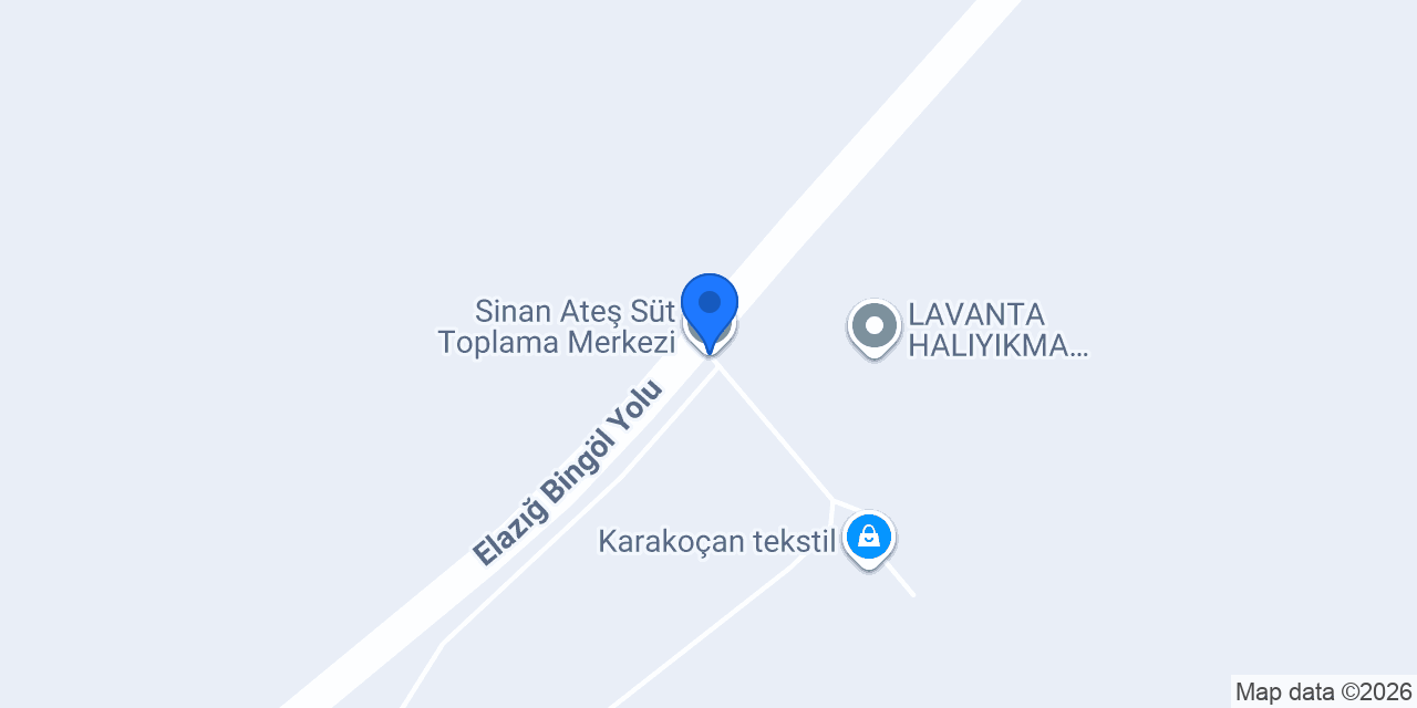 Sinan Ateş Süt Toplama Merkezi konumu