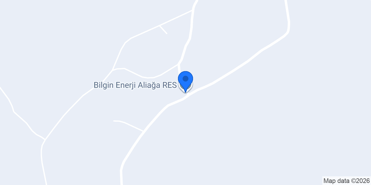 Bilgin Enerji Aliağa RES konumu