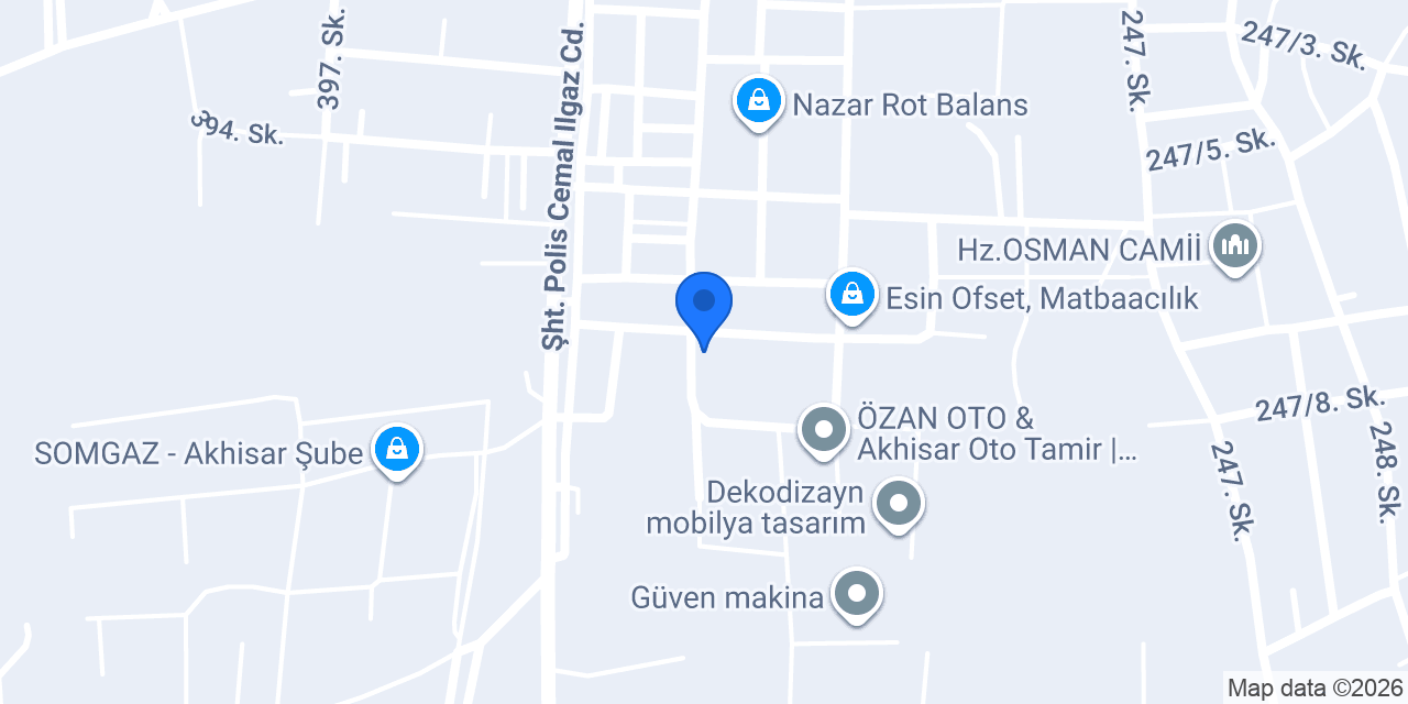 Özen Demir Ticaret konumu