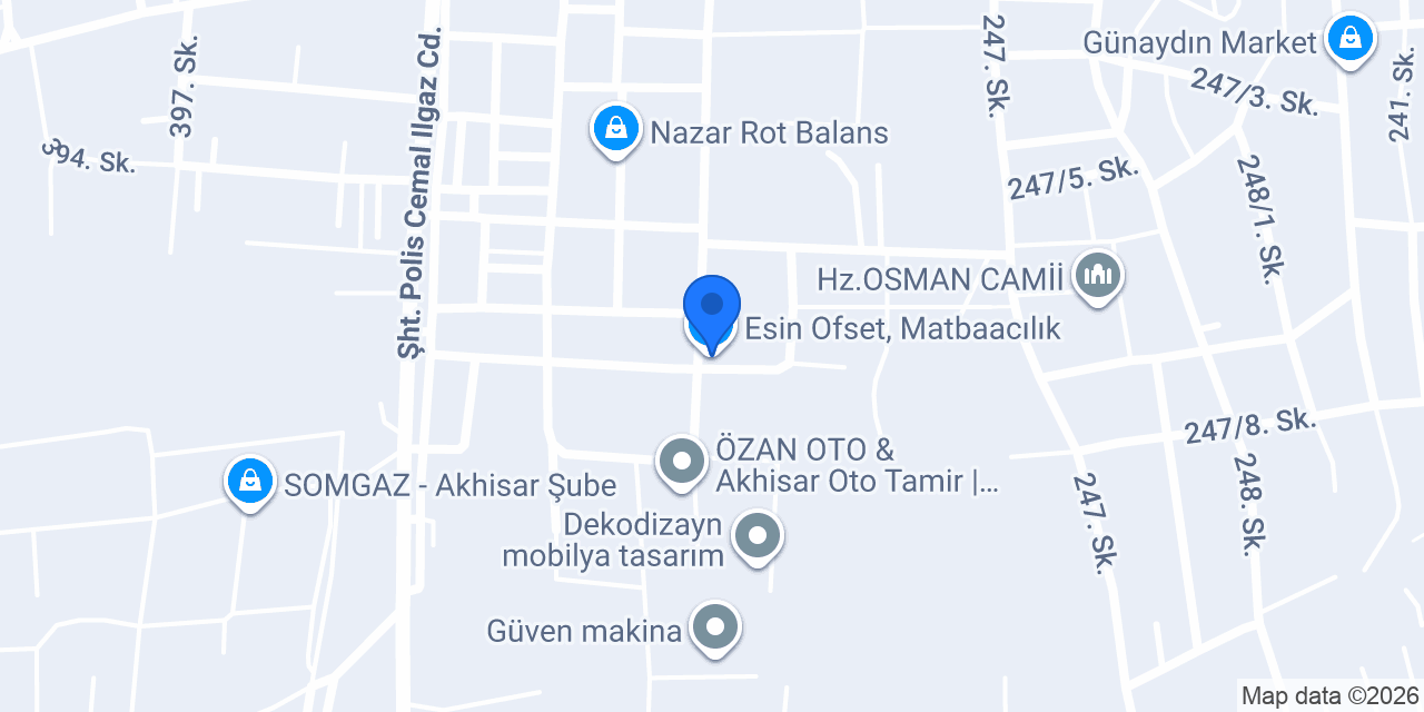 Esin Ofset, Matbaacılık konumu