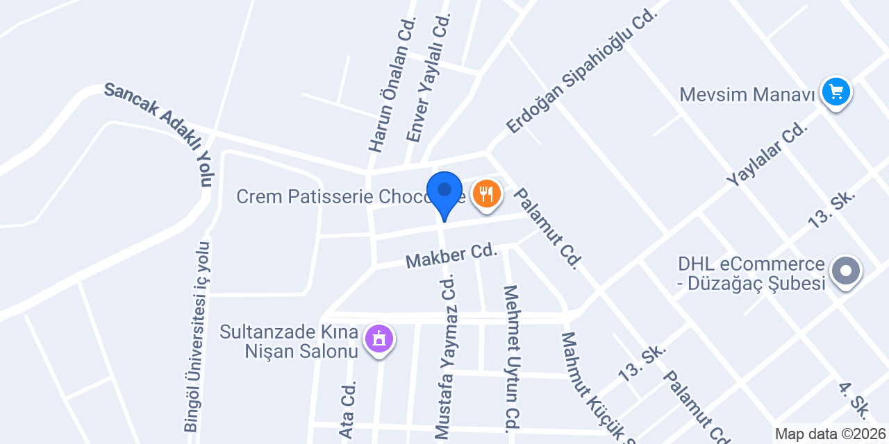 GENESS mağaza konumu