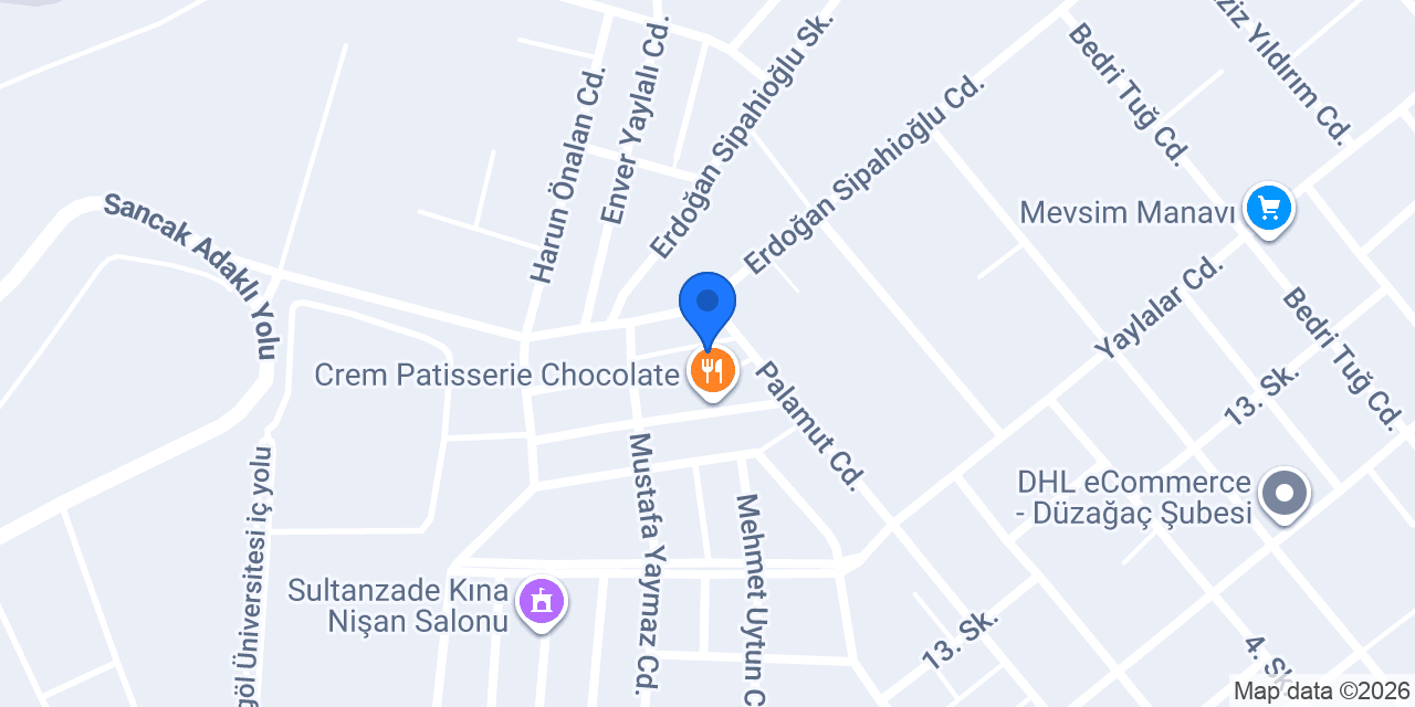 Mood Cafe & Pastane konumu