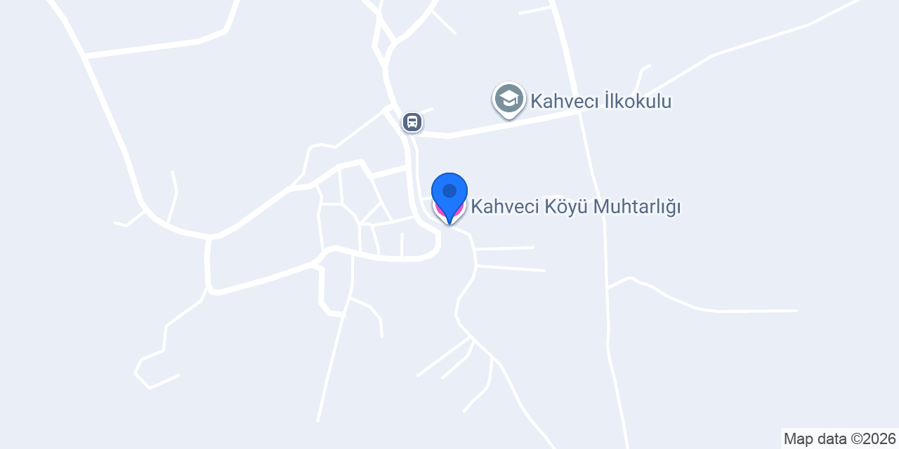 Kahveci Köyü Muhtarlığı konumu
