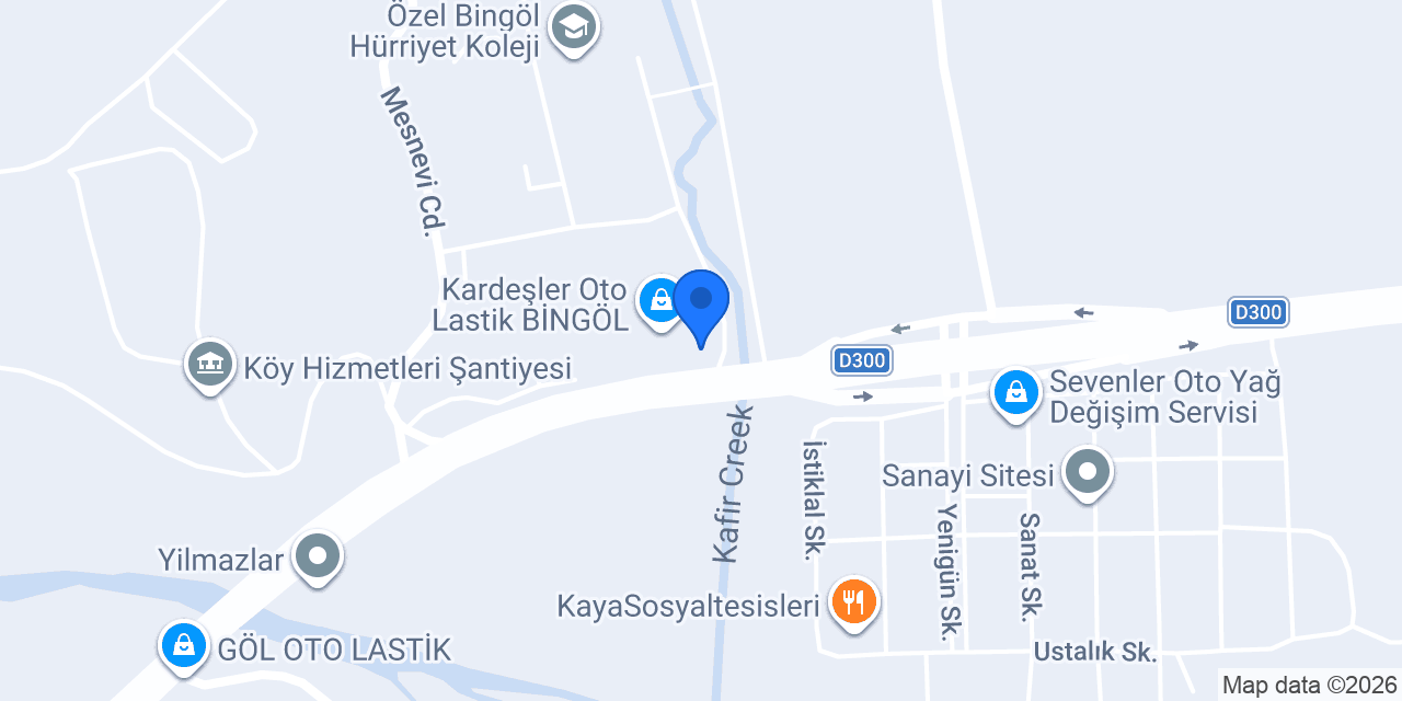 Bayar Auto Bingöl konumu
